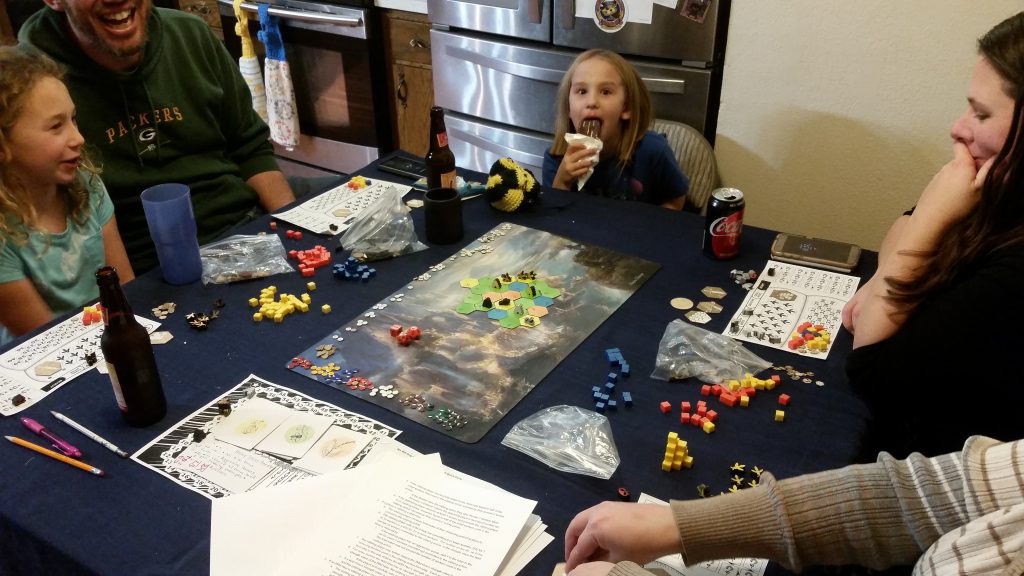Playtesting Bee Lives We Will Only Know Summer with two adults and two children